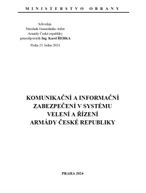Komunikační a informační zabezpečení v systému…