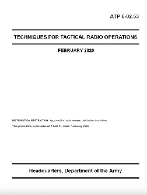 Techniques for tactical radio operations