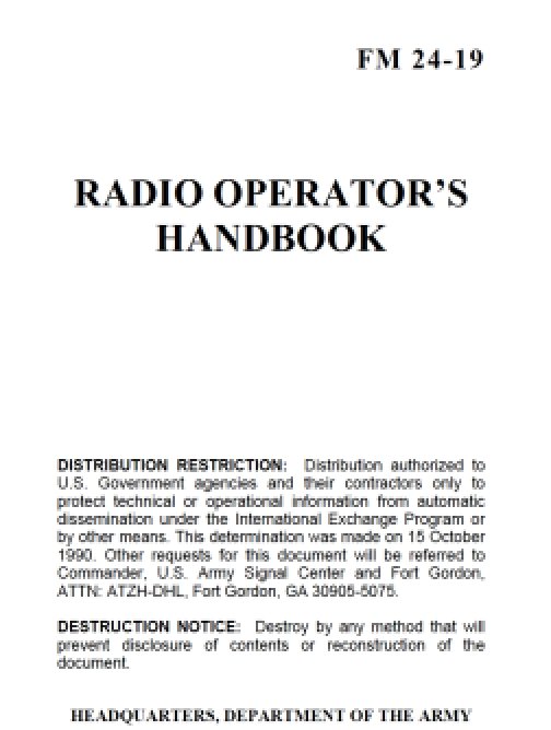 Radio Operator's Handbook